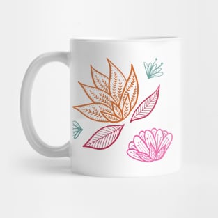 Bohemian Florals - Magenta Mug